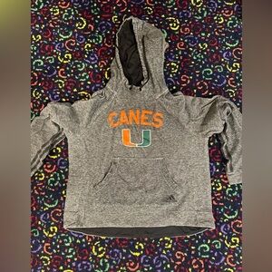 Grey Adidas University of Miami Sweatshirt